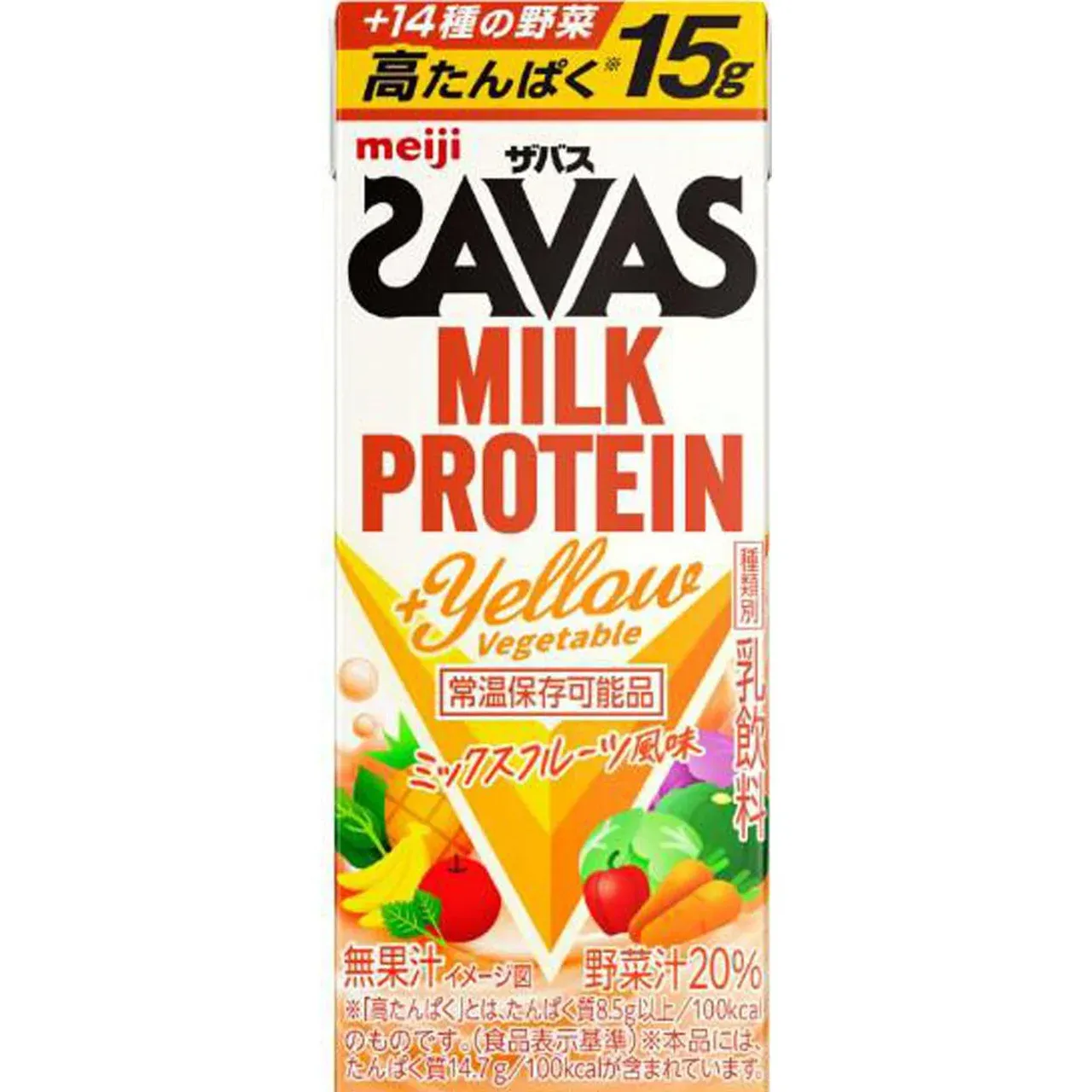Meiji SAVAS Milk Protein +YellowVegetable 200ml