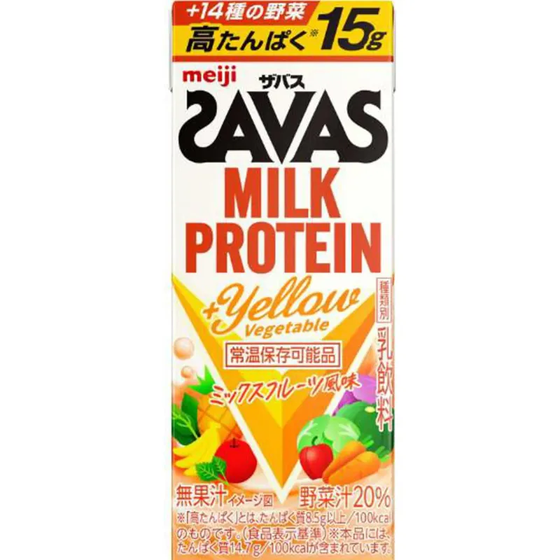 Meiji SAVAS Milk Protein +YellowVegetable 200ml