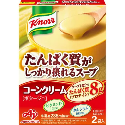 Ajinomoto Knorr Protein-Rich Corn Cream Soup (2 Servings)**