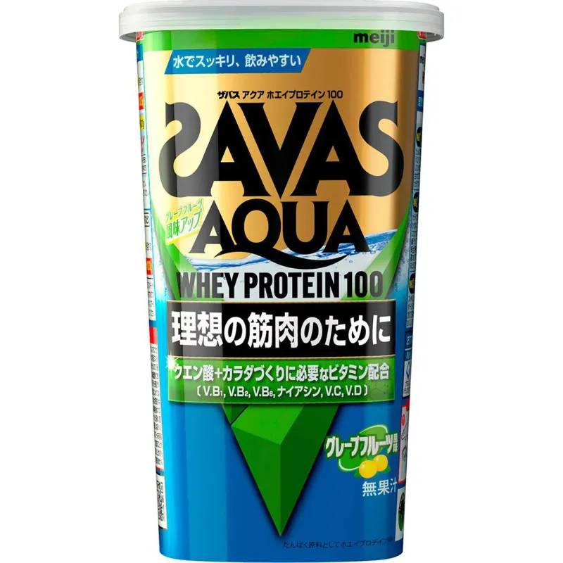 Meiji SAVAS Aqua Whey Protein 100 Grapefruit 280g**
