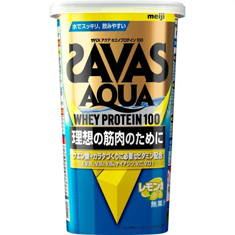 Meiji SAVAS Aqua Whey Protein 100 Lemon 280g**