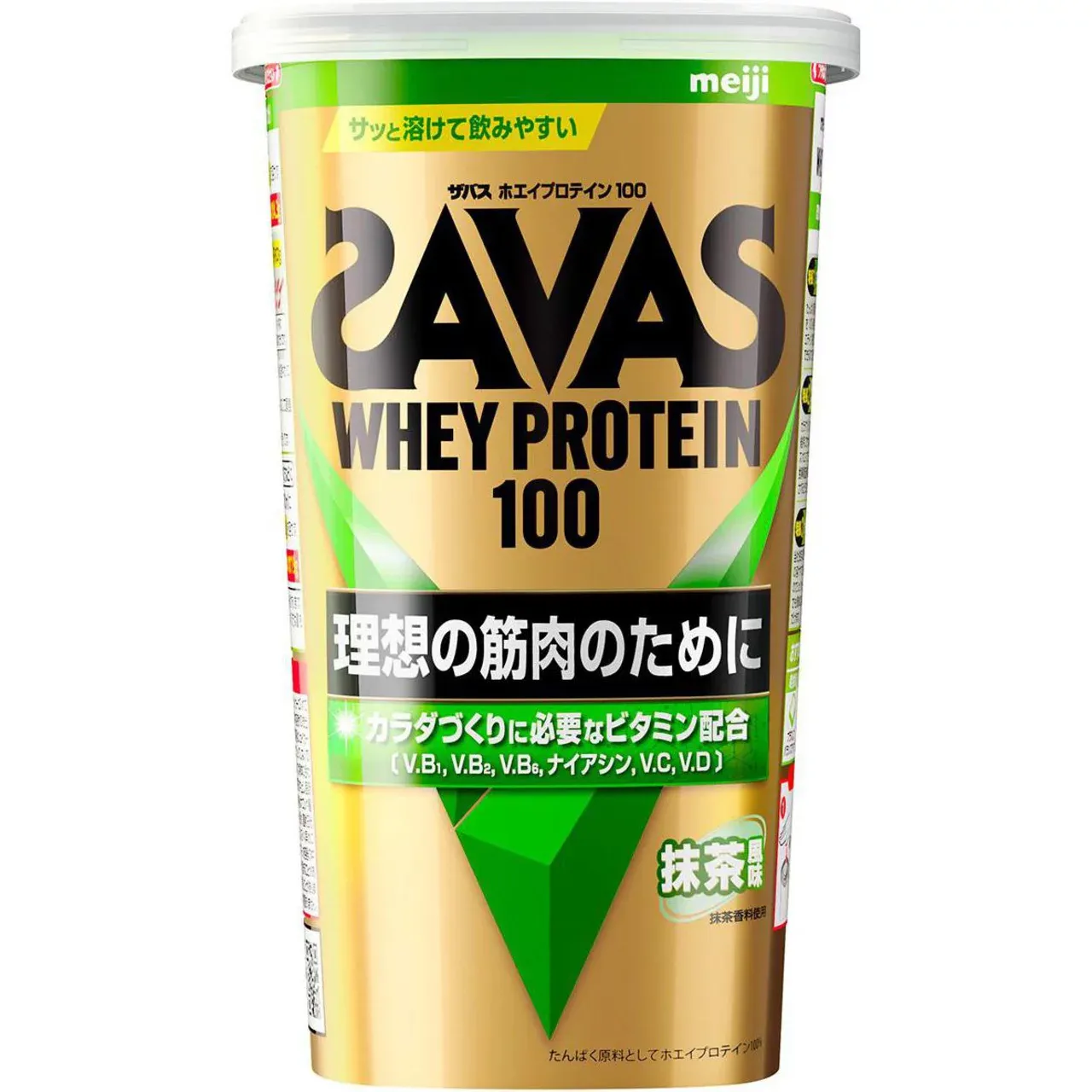 Meiji SAVAS Whey Protein 100 Matcha 280g**