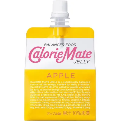 Otsuka Calorie Mate Jelly Apple 215g**