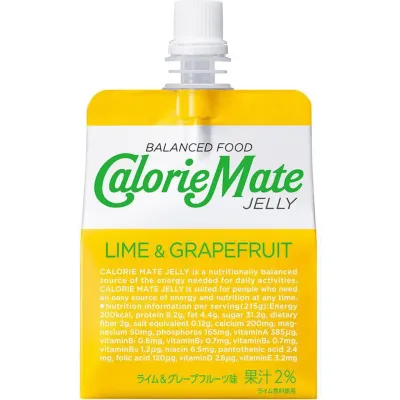Otsuka Calorie Mate Jelly Lime &amp; Grapefruit 215g
