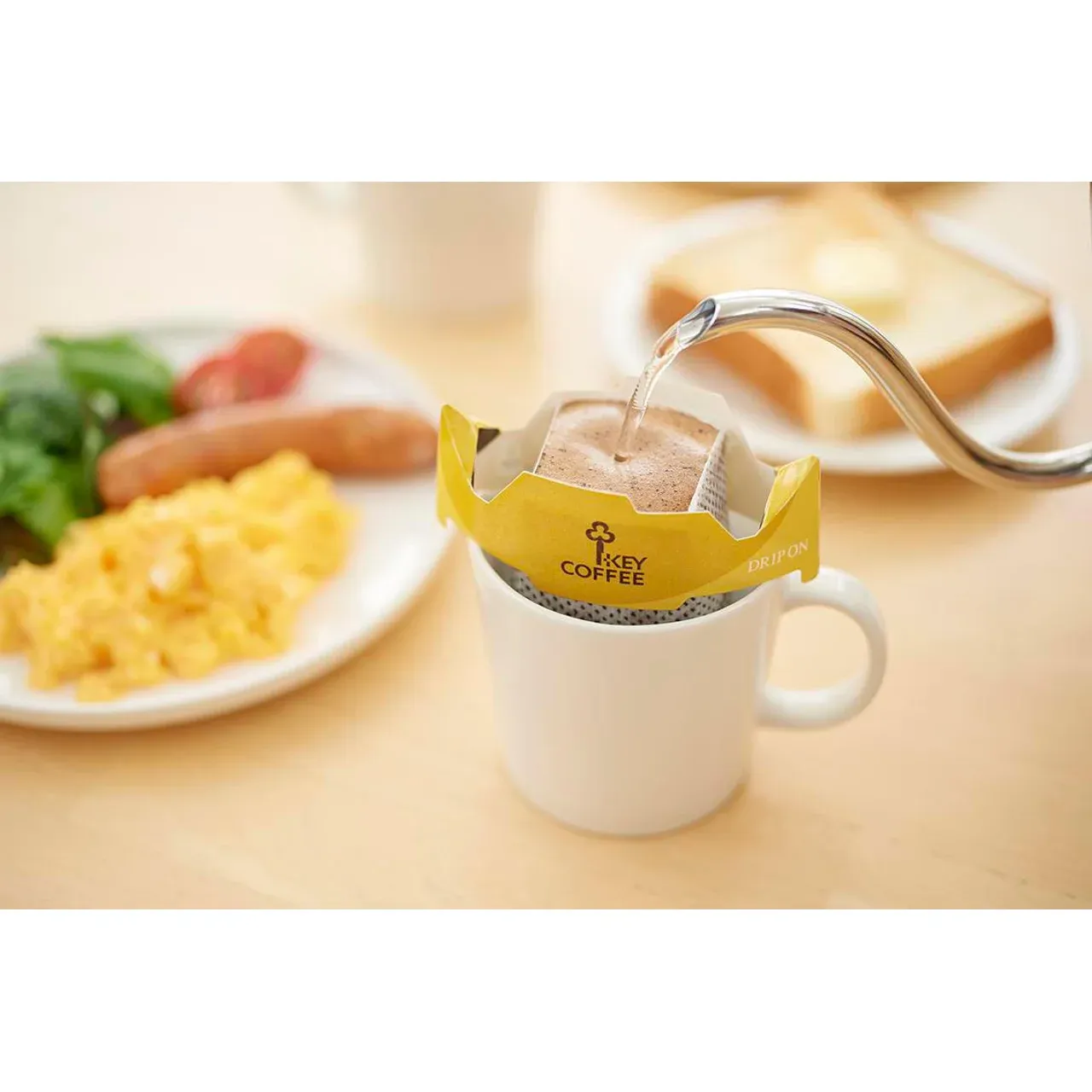 Key Coffee Drip-On Special Blend 10 Bags Extra Fine Grind (8g Each)