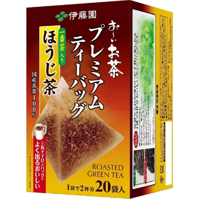 itoen Roasted Green Tea Premium Tea Bags (20 Bags)