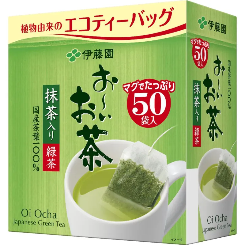 itoen Oi Ocha Eco Green Tea Bags (50 Bags)