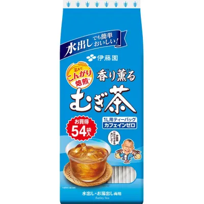 itoen Aromatic Roasted Barley Tea 1L Tea Bags (54 Bags)