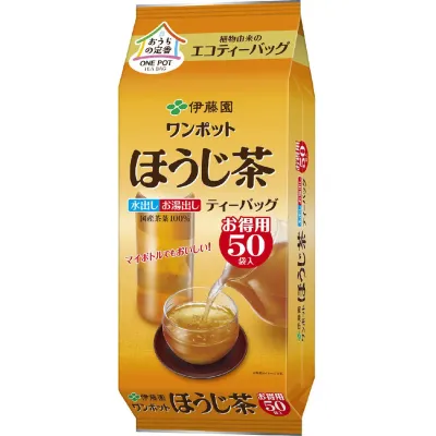 itoen One-Pot Eco Hojicha Tea Bags (50 Bags)