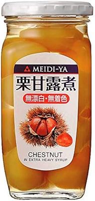 Meidiya, Kuri Kanroni, Cooked Chestnut in Syrup, 420g in a jar