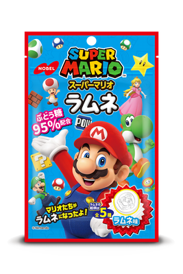Nobel Super Mario Ramune Soda Flavor (40g)