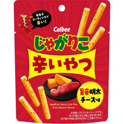 Calbee Jagarico Spicy Mentaiko Cheese Flavor 38g