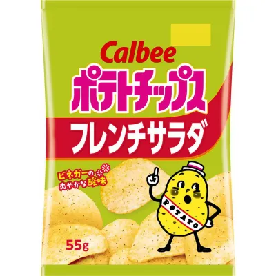 Calbee Potato Chips French Salad Flavor 55g