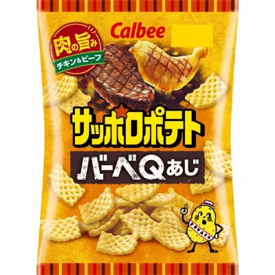 Calbee Sapporo Potato BarbeQ Flavor 72g