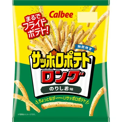 Calbee Sapporo Potato Long Seaweed Salt Flavor 54g