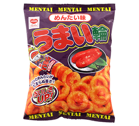 Yaokin Umai Wa Mentai Flavor Corn Snack Rings 75g