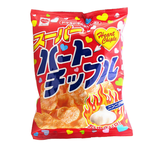Heart Chip Garlic Flavor Corn Snack 63g