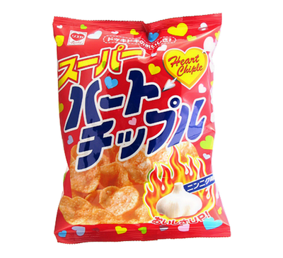 Heart Chip Garlic Flavor Corn Snack 63g