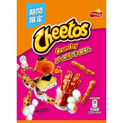 Frito-Lay Cheetos Maple Bacon Flavor Crunchy Snacks 60g