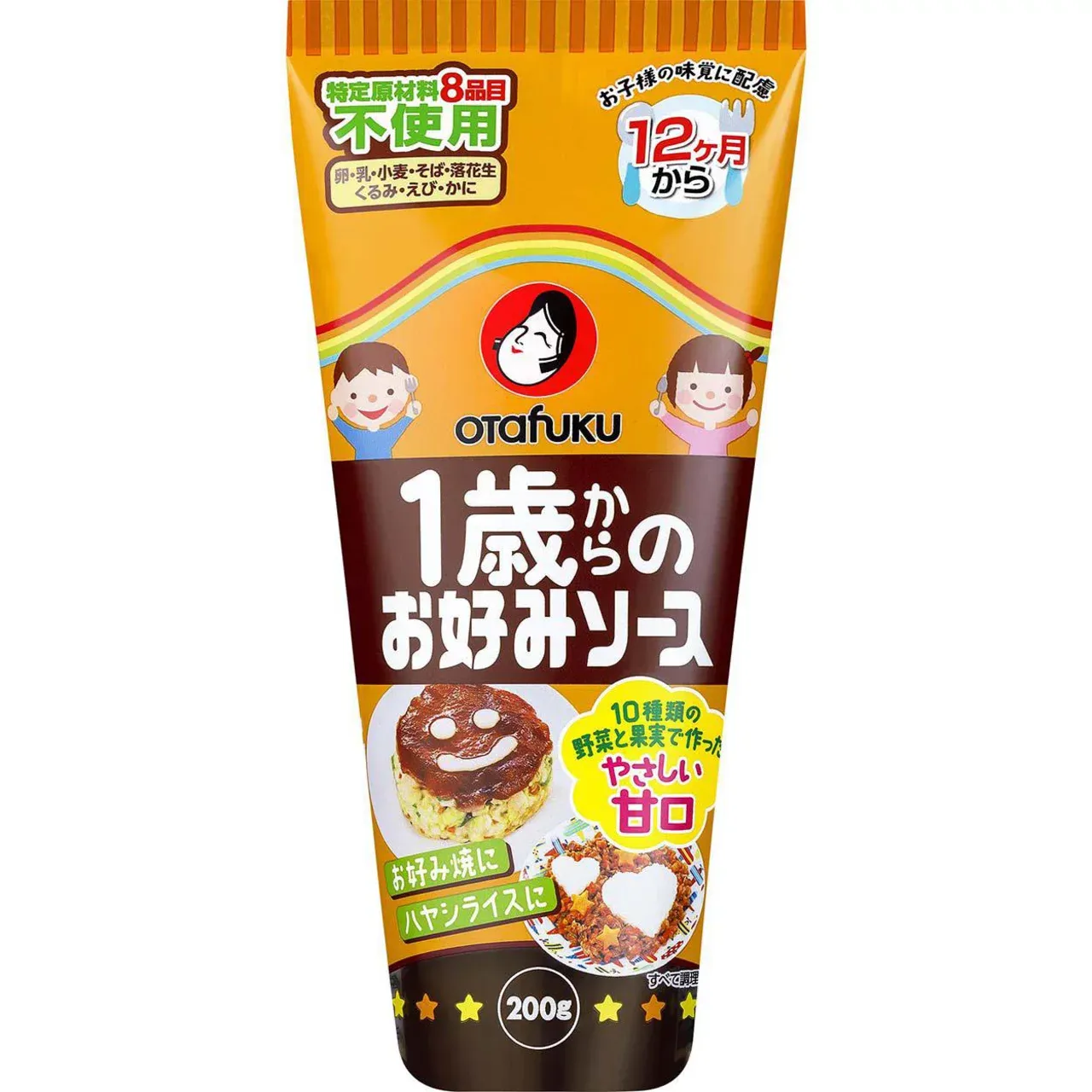Otafuku Okonomiyaki Sauce for Toddlers 1+ Years 200g