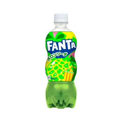 Fanta Melon Soda Japanese Soft Drink 500ml