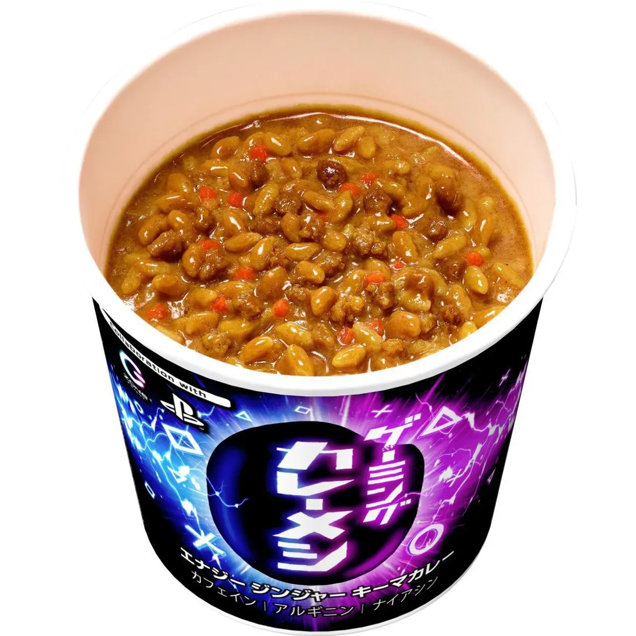 Nissin Gaming Curry Meshi Energy Ginger Keema 105g