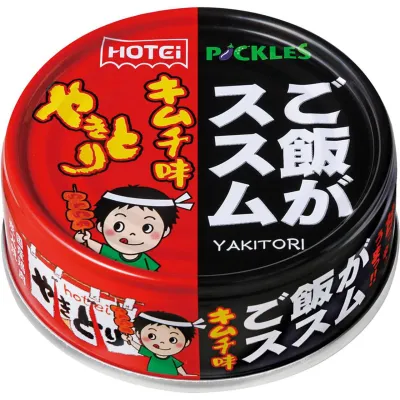 Hotei Yakitori Chicken Kimchi Flavor, 70g
