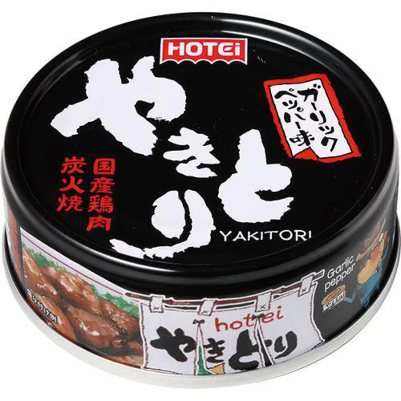 Hotei Yakitori Chicken Garlic Pepper Flavor, 75g