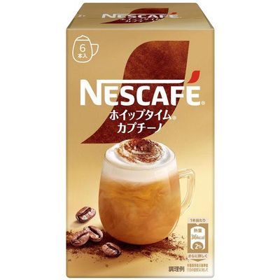 Nescafe Whip Time Cappuccino Instant Stick Coffee 6 Sticks (8.6g)