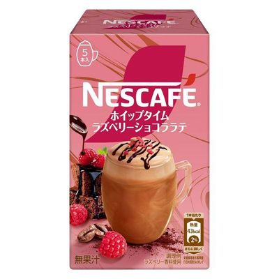 Nescafe Whip Time Raspberry Chocolate Latte Stick Coffee 5 Sticks (10.1g)
