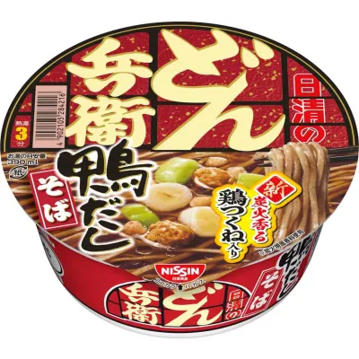 Nissin Donbei Duck Dashi Soba Cup (104g)