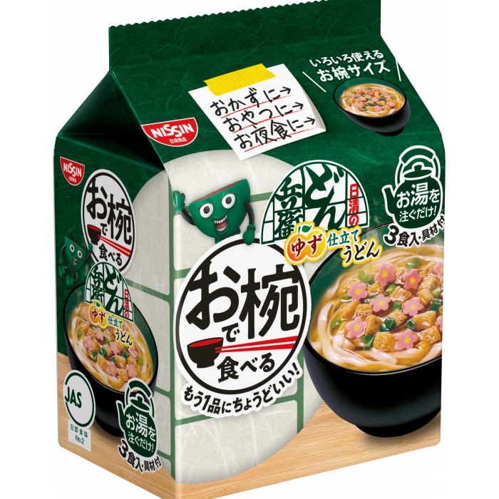 Nissin Donbei Yuzu Udon Bowl Size 3-Pack