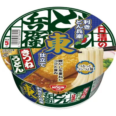 Nissin Kiki Donbei Kitsune Udon East Style (96g)