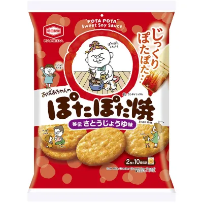Kameda Potapota Yaki Sweet Soy Rice Crackers 20 pcs