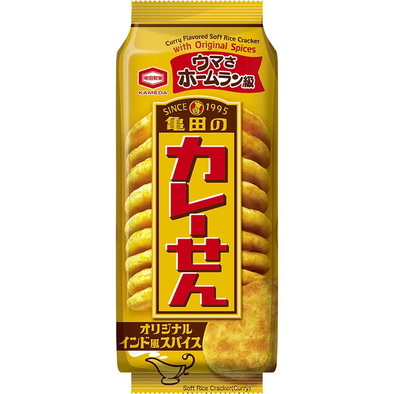 Kameda Curry Senbei Rice Crackers 15 pcs