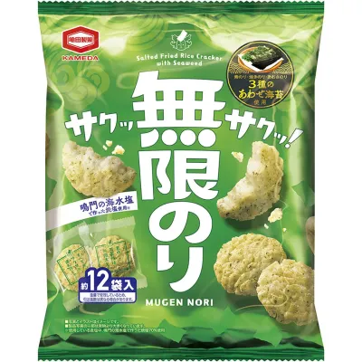 Kameda Mugen Nori Seaweed Rice Crackers 58g