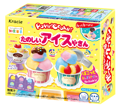 Kracie Popin’ Cookin’ Tanoshii Ice Cream Yasan DIY Candy Kit 26g