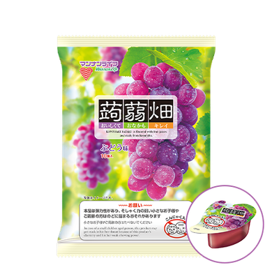 MannanLife Konnyaku Jelly Grape Flavor (25gx10 pcs)