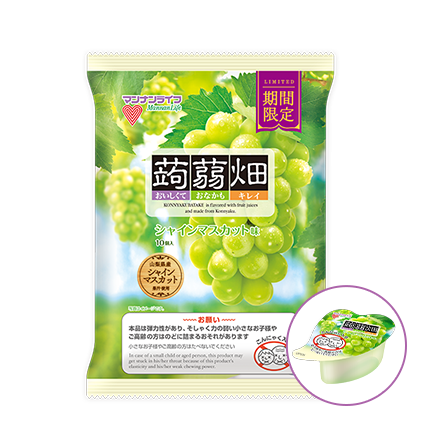 MannanLife Konnyaku Jelly Shine Muscat (25g × 10 pcs)