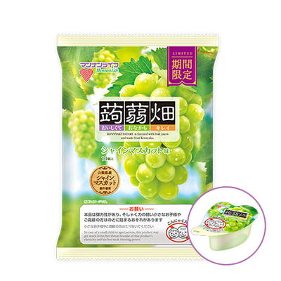 MannanLife Konnyaku Jelly Shine Muscat (25g × 10 pcs)