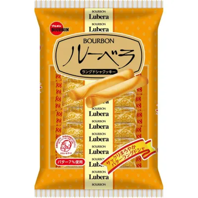 Bourbon Rubella Butter Langue de Chat Cookies 8pcs