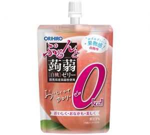 Orihiro Purunto Konjac Jelly ST Zero White Peach 130g