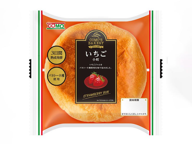 COMO Strawberry Komachi Sweet Bread, 100g