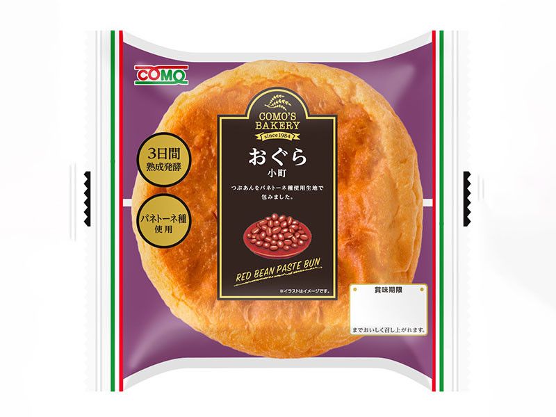 COMO Ogura Komachi Sweet Red Bean Bread, 100g