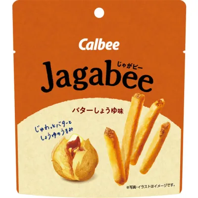 Calbee Jagabee Butter Soy Sauce Potato Sticks 38g