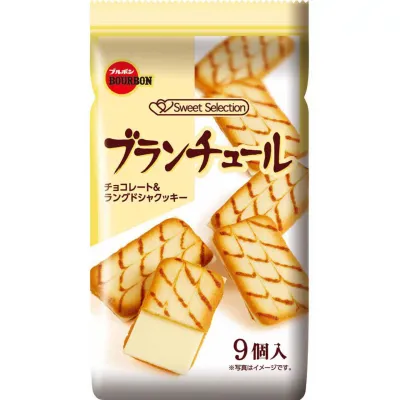 Bourbon Blancheur White Chocolate Cookies 9pcs