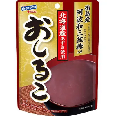 Hagoromo Foods Smooth Oshiruko Sweet Red Bean Soup 140g