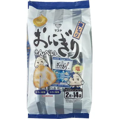 Masuya Onigiri Senbei Ginzari Family Pack 28pcs