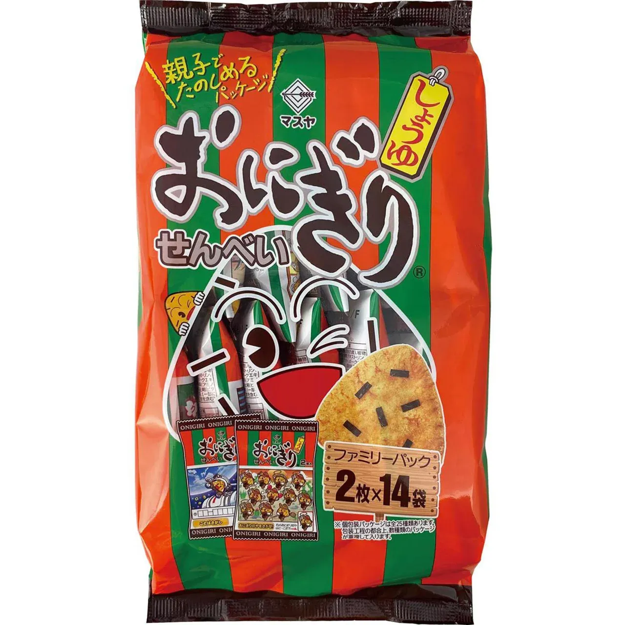 Masuya Onigiri Senbei Family Pack 28pcs