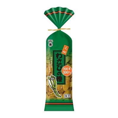 Echigo Seika Wasabi no Tane Rice Crackers 80g